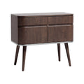 Modern Mid-Century Style Wooden Sideboard with Minimalist Design